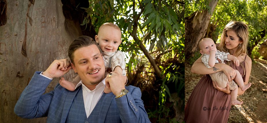 outdoors family photos at Irene dairy farm