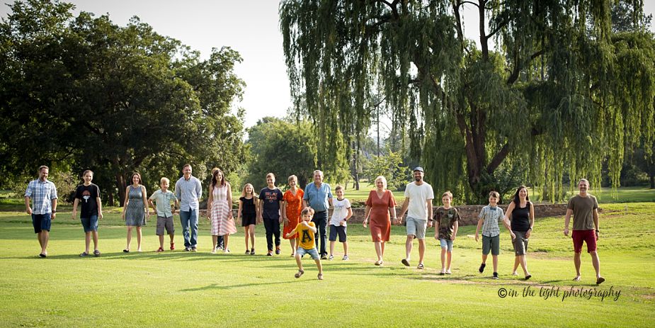 large family photo session 