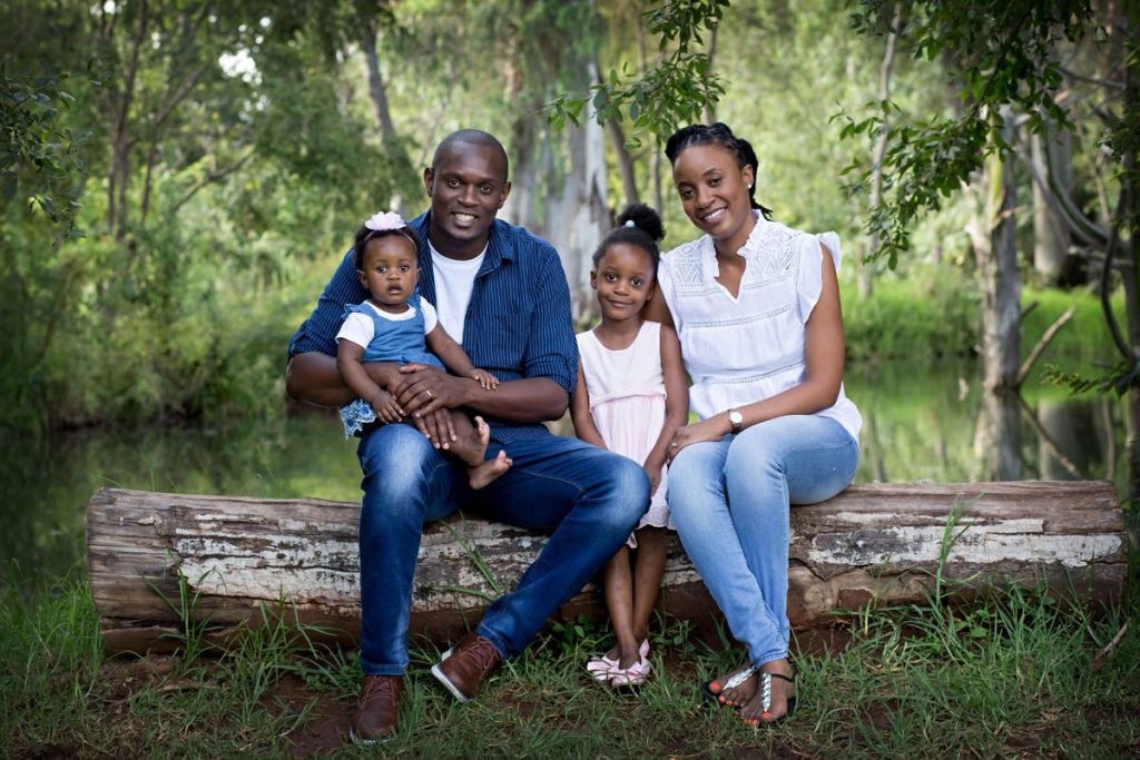 A beautiful portrait of a family ain Irene